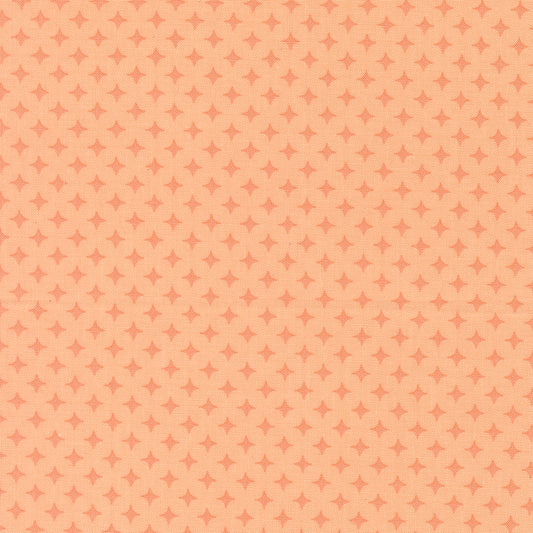 Scenery Diamonds Cantalope M5127519 by Elizabeth Hartman for Moda Fabrics (sold in 25cm increments)