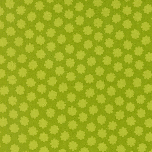 Scenery Puffball Lime M5127614 by Elizabeth Hartman for Moda Fabrics (sold in 25cm increments)