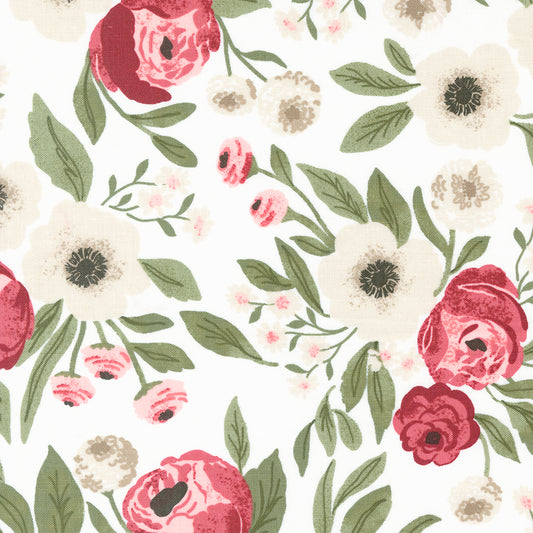 Lovestruck Cloud Roses M519011 by Lella Boutique for Moda Fabrics (sold in 25cm increments)