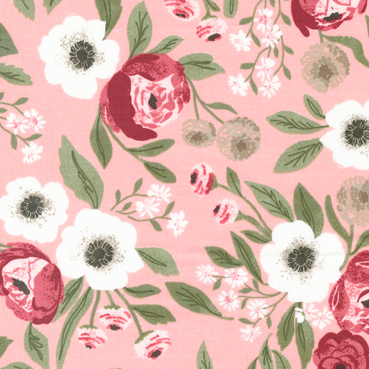 Lovestruck Blush Roses M519012 by Lella Boutique for Moda Fabrics (sold in 25cm increments)