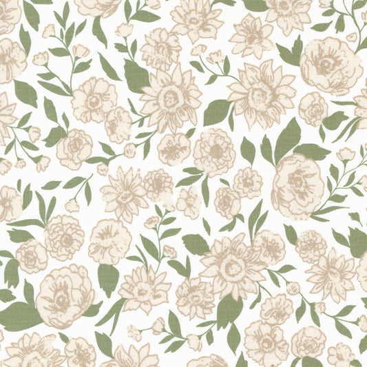 Lovestruck Cloud Florals Toile M519111 by Lella Boutique for Moda Fabrics (sold in 25cm increments)