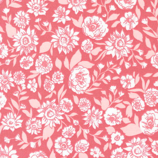 Lovestruck Rosewater Florals Toile M519113 by Lella Boutique for Moda Fabrics (sold in 25cm increments)