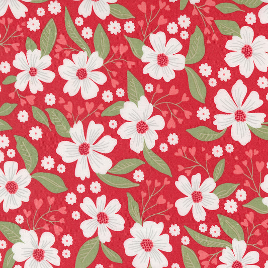 Love Blooms Rose Florals M522012 by Lella Boutique for Moda Fabrics (sold in 25cm increments)