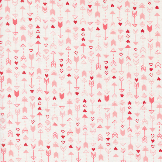 Love Blooms Lace Arrow M522211 by Lella Boutique for Moda Fabrics (sold in 25cm increments)