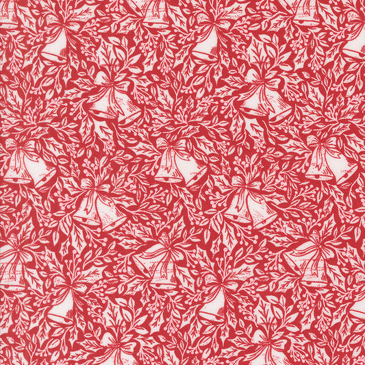 Berry & Pine Bell Song Cranberry M524214 by Lella Boutique for Moda Fabrics (Sold in 25cm increments)