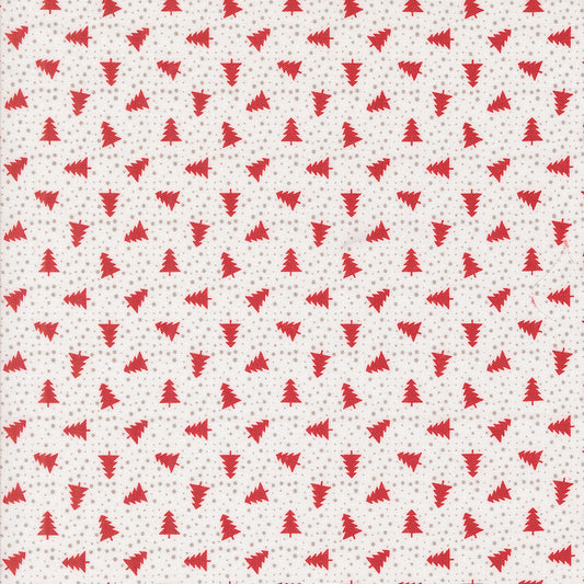 Berry & Pine Little Trees Snow M524513 by Lella Boutique for Moda Fabrics (Sold in 25cm increments)