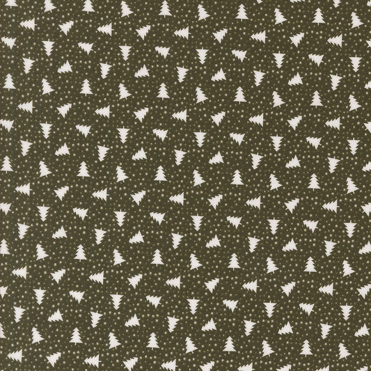 Berry & Pine Little Trees Wintergreen M524513 by Lella Boutique for Moda Fabrics (Sold in 25cm increments)