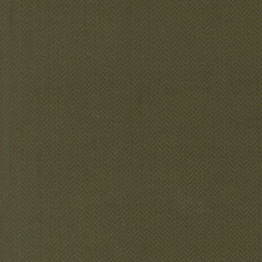 Berry & Pine Yule Herringbone Wintergreen M524613 by Lella Boutique for Moda Fabrics (Sold in 25cm increments)
