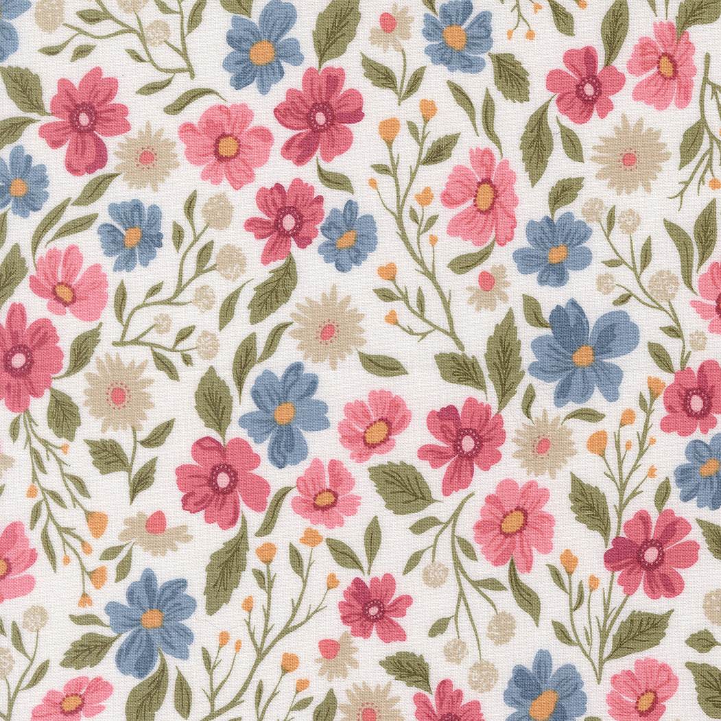 Wild Honey Wildflower Dance Daisy M525011 by Lella Boutique for Moda Fabrics (sold in 25cm increments