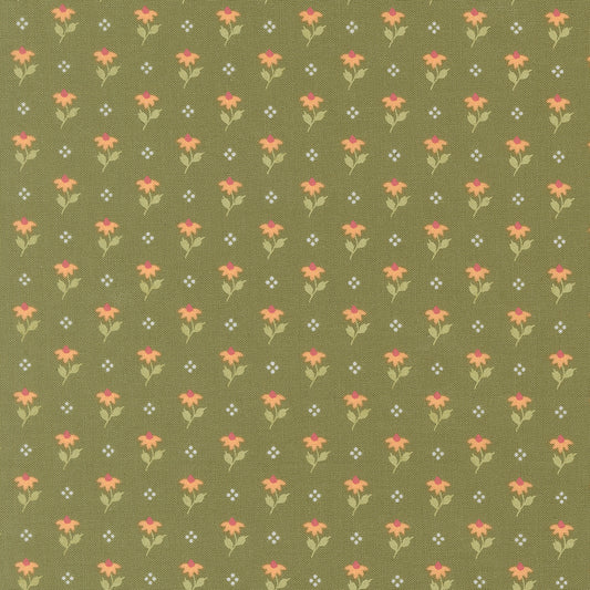 Wild Honey Bumbling Posies Fern M525215 by Lella Boutique for Moda Fabrics (sold in 25cm increments)