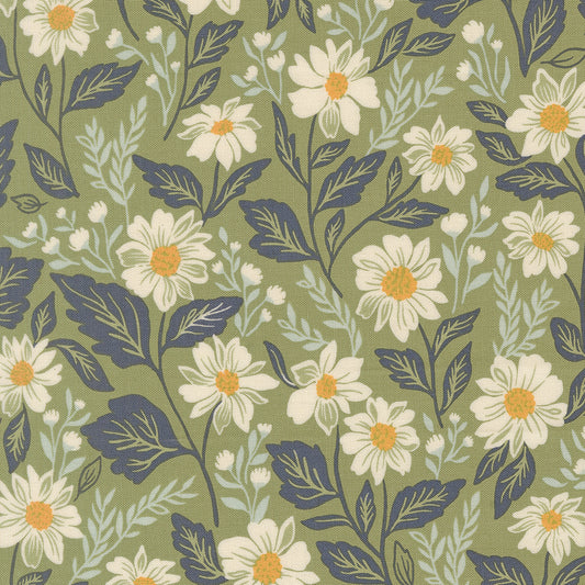 True Love Romance Bloom Fern M526015 by Lella Boutique for Moda Fabrics (sold in 25cm increments)