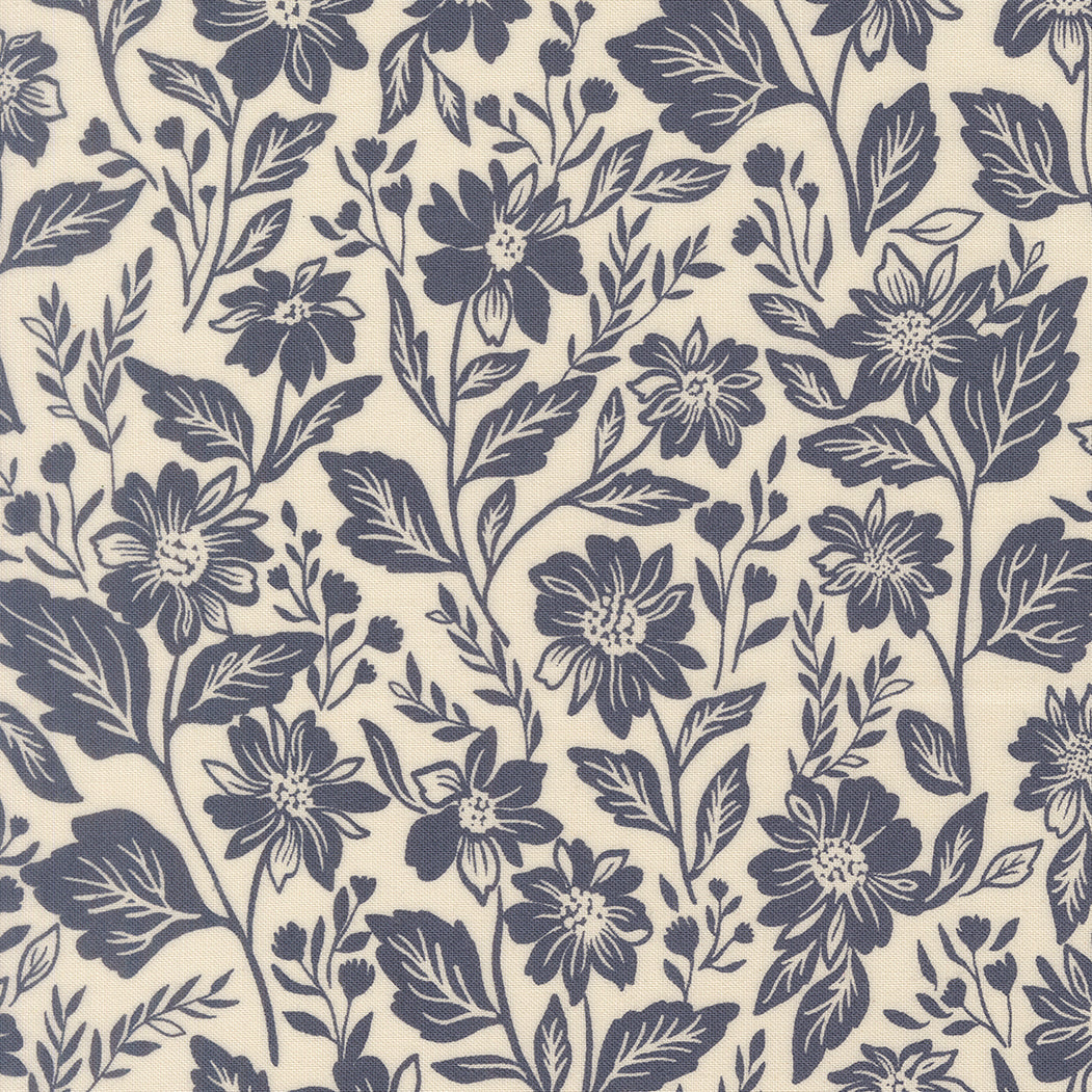 True Love Romance Bloom Cream M526021 by Lella Boutique for Moda Fabrics (sold in 25cm increments)