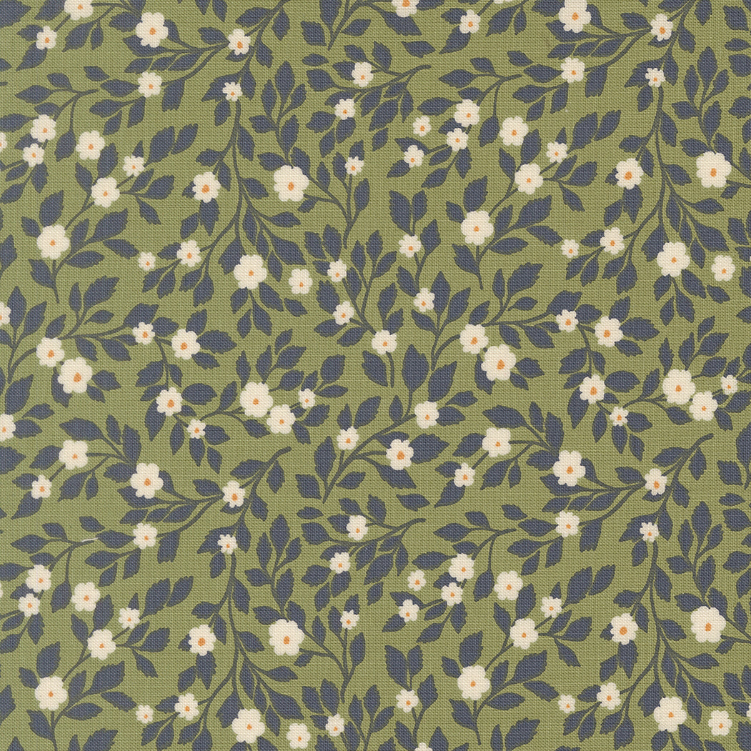 True Love Daydream Posies Fern M526115 by Lella Boutique for Moda Fabrics (sold in 25cm increments)