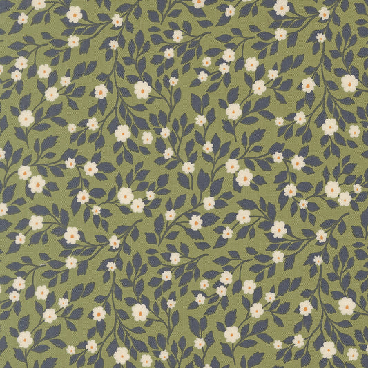 True Love Daydream Posies Fern M526115 by Lella Boutique for Moda Fabrics (sold in 25cm increments)
