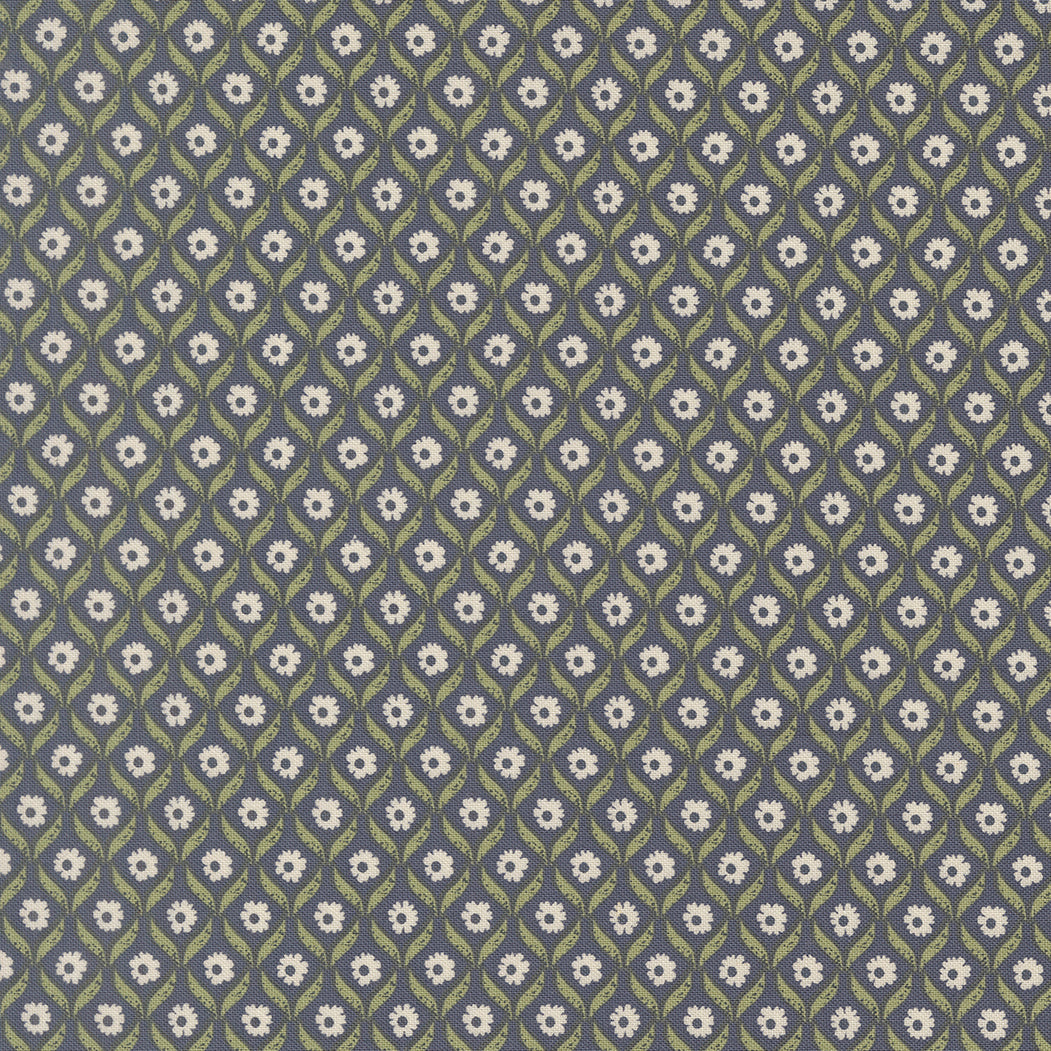 True Love Wallflower Twilight M526213 by Lella Boutique for Moda Fabrics (sold in 25cm increments)