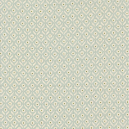 True Love Wallflower Robins Egg M526214 by Lella Boutique for Moda Fabrics (sold in 25cm increments)