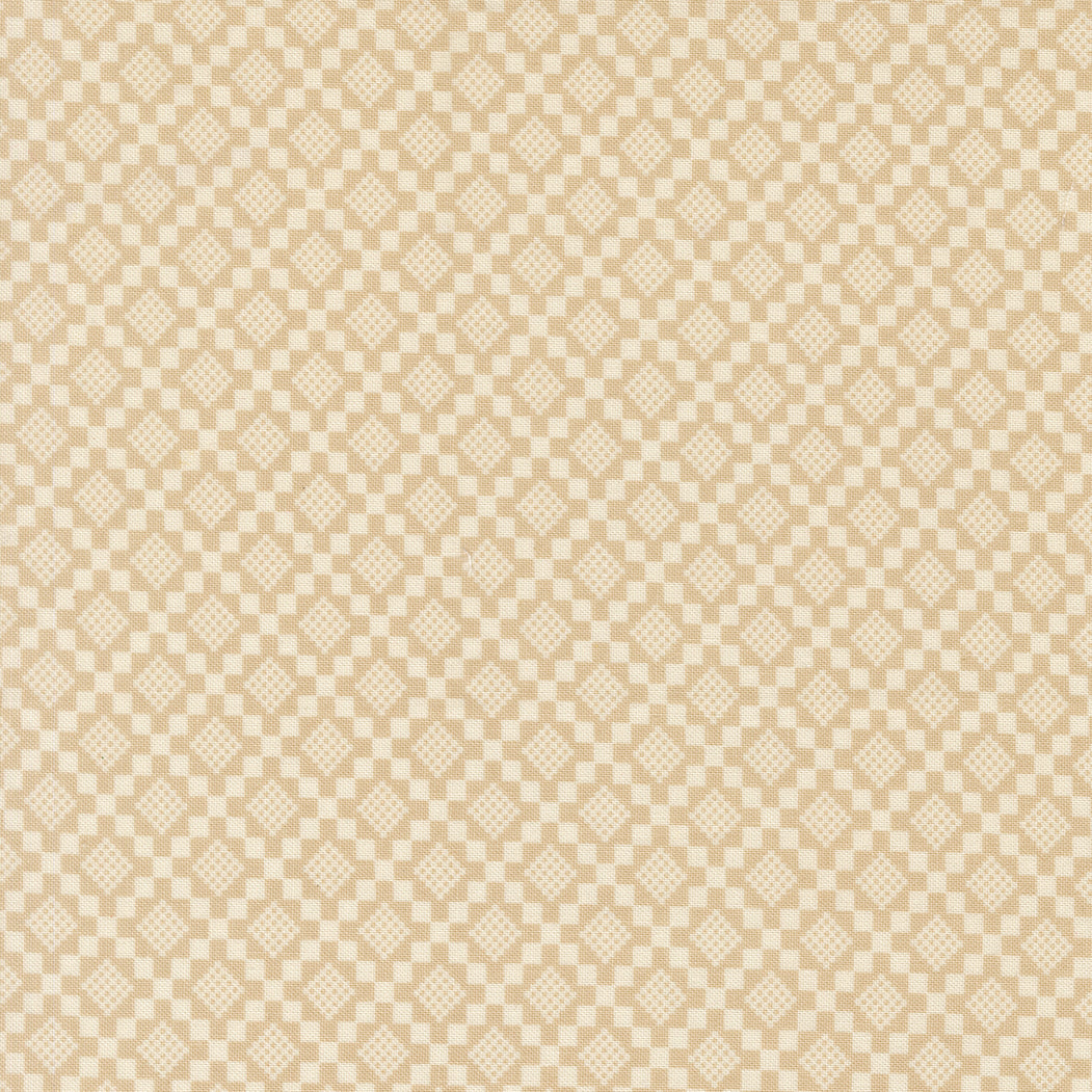 True Love Checkmate Oatmeal M526512 by Lella Boutique for Moda Fabrics (sold in 25cm increments)