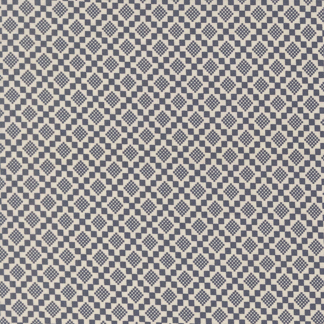 True Love Checkmate Twilight M526513 by Lella Boutique for Moda Fabrics (sold in 25cm increments)
