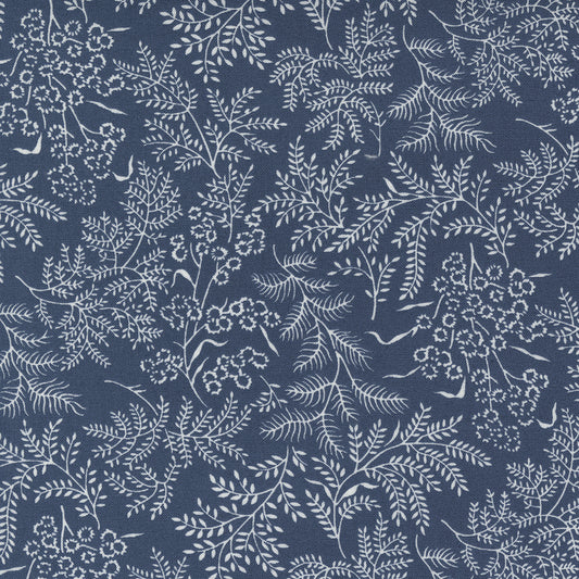 Nantucket Summer Sconset Landscape Nature Navy M5526123 by Camille Roskelley for Moda fabrics (Sold in 25cm increments)