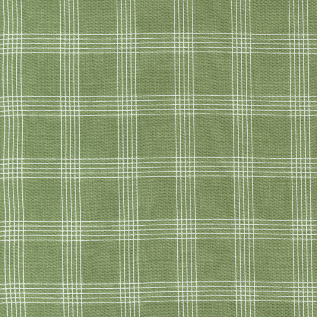 Nantucket Summer Plaid Grass M5526216 by Camille Roskelley for Moda fabrics (sold in 25cm increments)