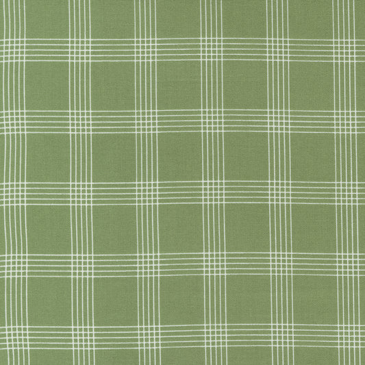 Nantucket Summer Plaid Grass M5526216 by Camille Roskelley for Moda fabrics (sold in 25cm increments)