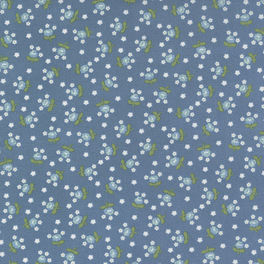 Nantucket Summer Fairground Floral Lake M5526615 by Camille Roskelley for Moda fabrics (Sold in 25cm increments)