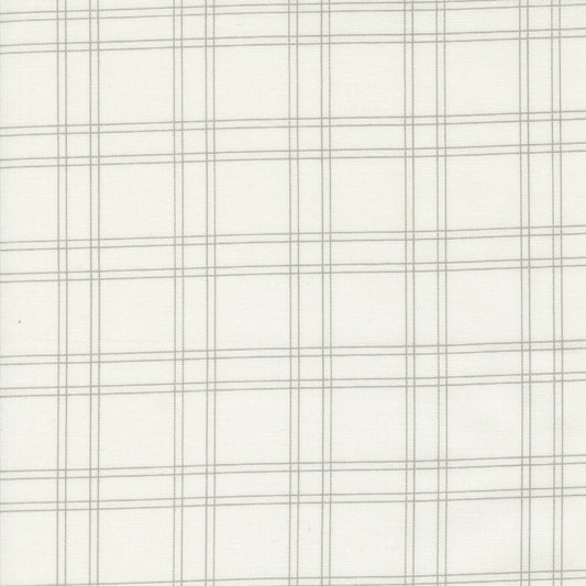 Shoreline Coastal Plaid Cream Grey M5530221 by Camille Roskelley for Moda Fabrics (Sold in 25cm Increments)