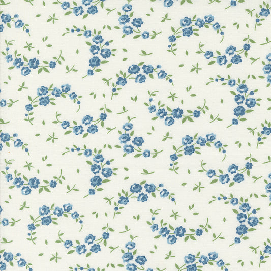 Shoreline Summer Small Floral Cream M5530811 by Camille Roskelley for Moda Fabrics (Sold in 25cm Increments)