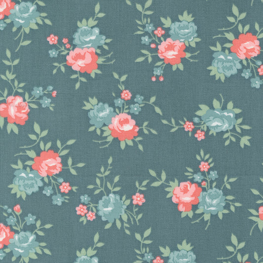 Rosemary Cottage Lake Gather Floral M5531015 by Camille Roskelley for Moda Fabrics (sold in 25cm increments)