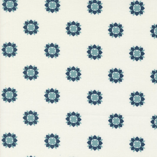 Rosemary Cottage Cream Sky Swoon M553516 by Camille Roskelley for Moda Fabrics (sold in 25cm increments)