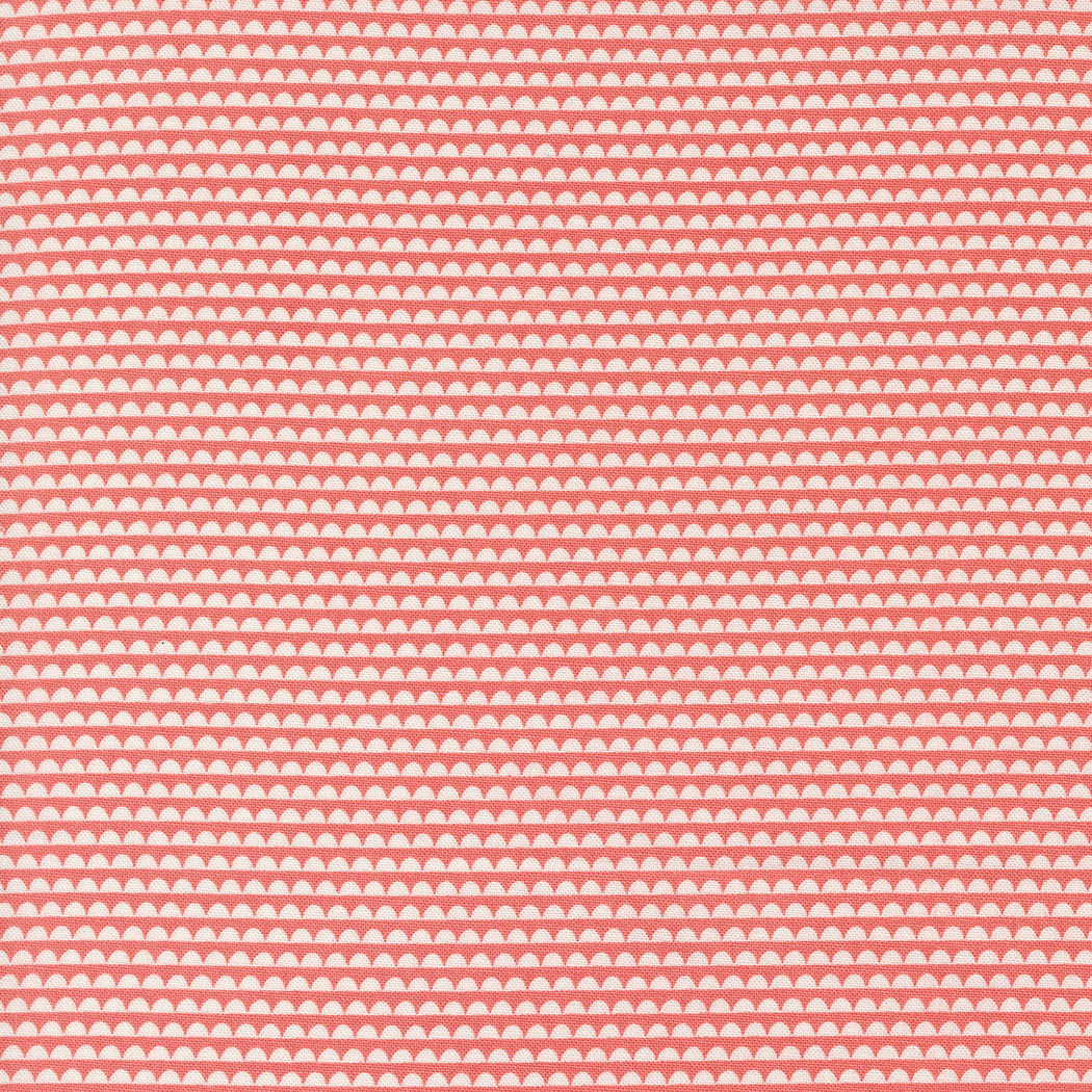 Rosemary Cottage Strawberry Sundae Stripe M5531612 by Camille Roskelley for Moda Fabrics (sold in 25cm increments)