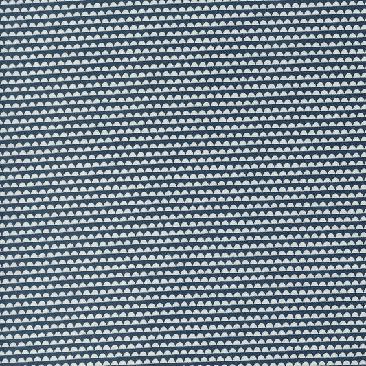 Rosemary Cottage Navy Sundae Stripe M5531614 by Camille Roskelley for Moda Fabrics (sold in 25cm increments)