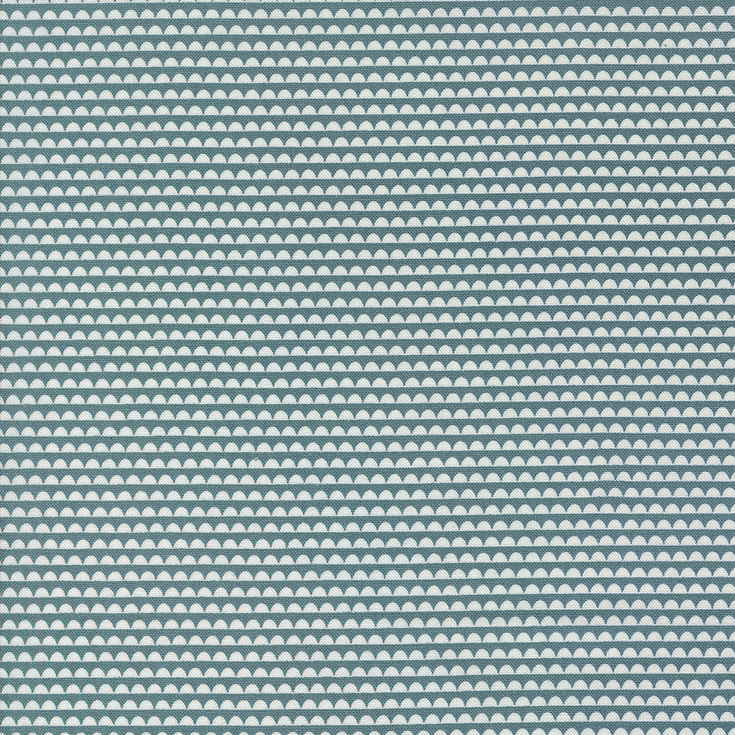Rosemary Cottage Lake Sundae Stripe M5531615 by Camille Roskelley for Moda Fabrics (sold in 25cm increments)
