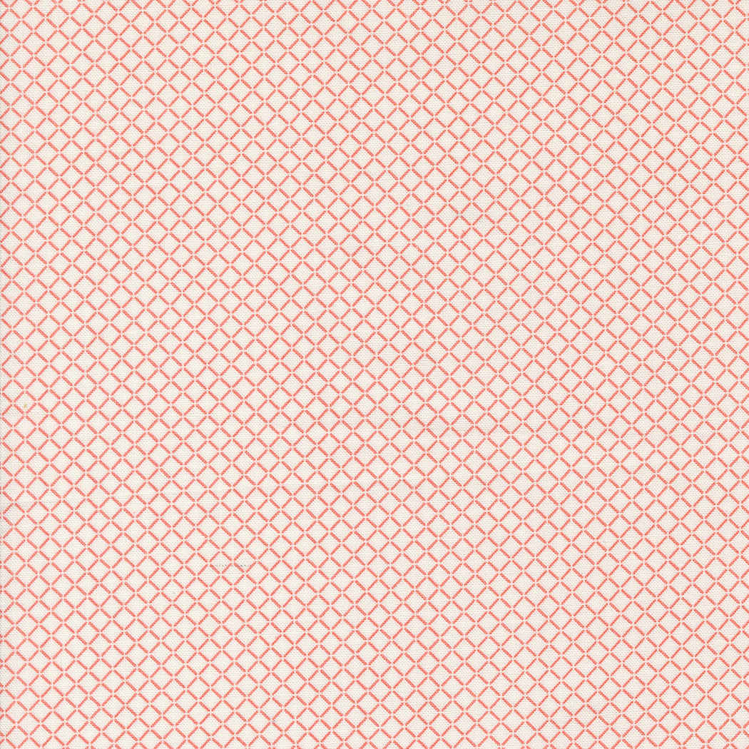 Rosemary Cottage Sail Cream Strawberry M5531711 by Camille Roskelley for Moda Fabrics (sold in 25cm increments)