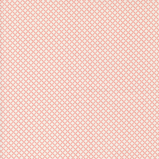 Rosemary Cottage Sail Cream Strawberry M5531711 by Camille Roskelley for Moda Fabrics (sold in 25cm increments)