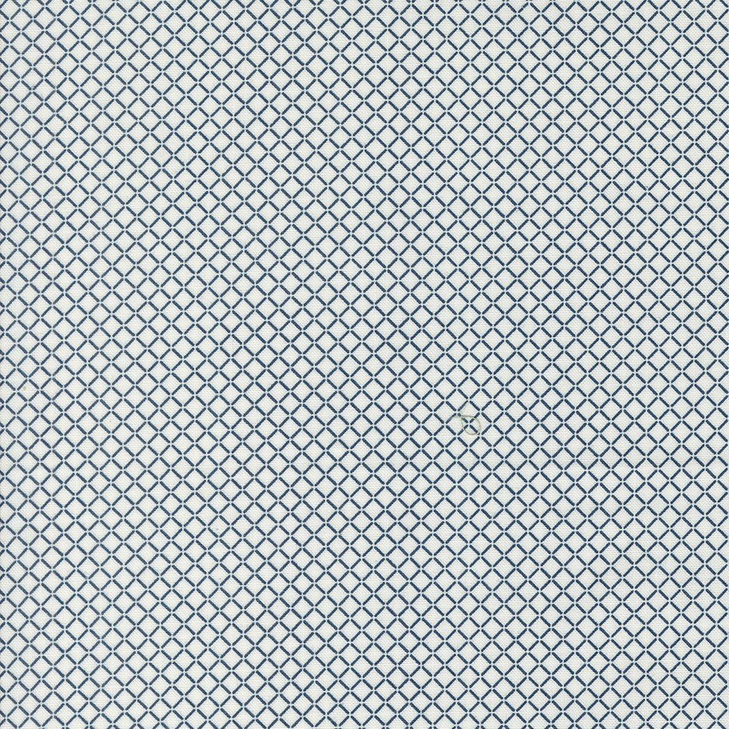 Rosemary Cottage Sail Cream Navy M5531724 by Camille Roskelley for Moda Fabrics (sold in 25cm increments)