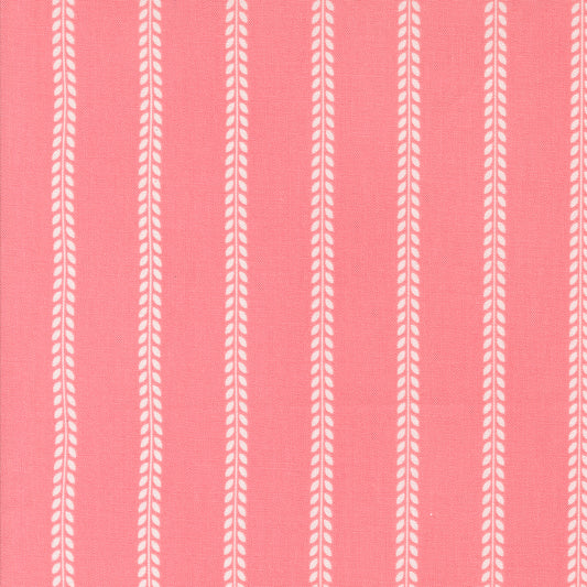 Summertime Beach Towel Stripe Blush M5532714 by Camille Roskelley for Moda Fabrics (sold in 25cm increments)