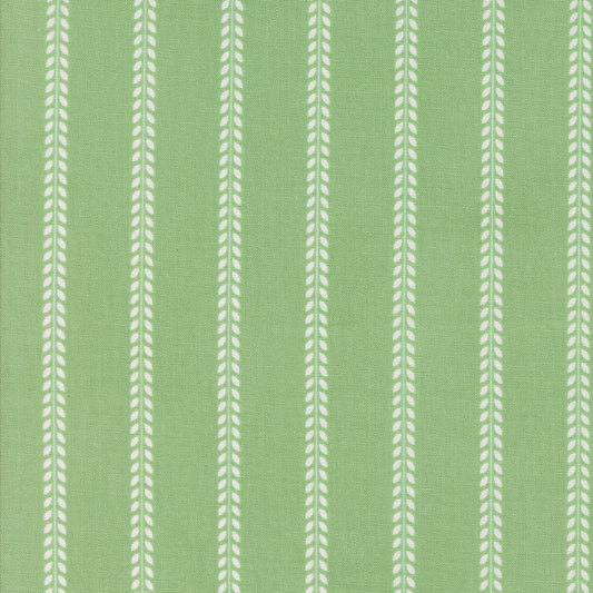 Summertime Beach Towel Stripe Green M5532717 by Camille Roskelley for Moda Fabrics (sold in 25cm increments)
