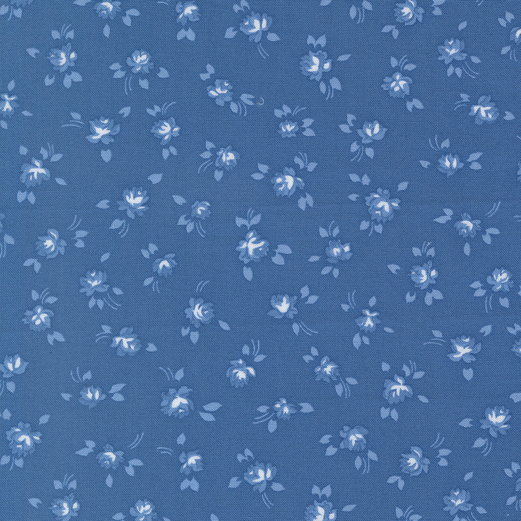 Blueprint Grace Small Floral Sea M5533117 by Camille Roskelley for Moda Fabrics (Sold in 25cm increments)