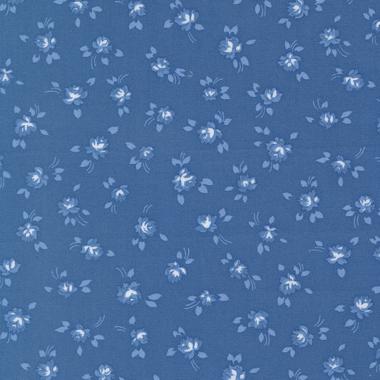 Blueprint Grace Small Floral Sea M5533117 by Camille Roskelley for Moda Fabrics (Sold in 25cm increments)