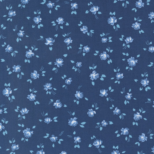 Blueprint Grace Small Floral Tonal M5533136 by Camille Roskelley for Moda Fabrics (Sold in 25cm increments)