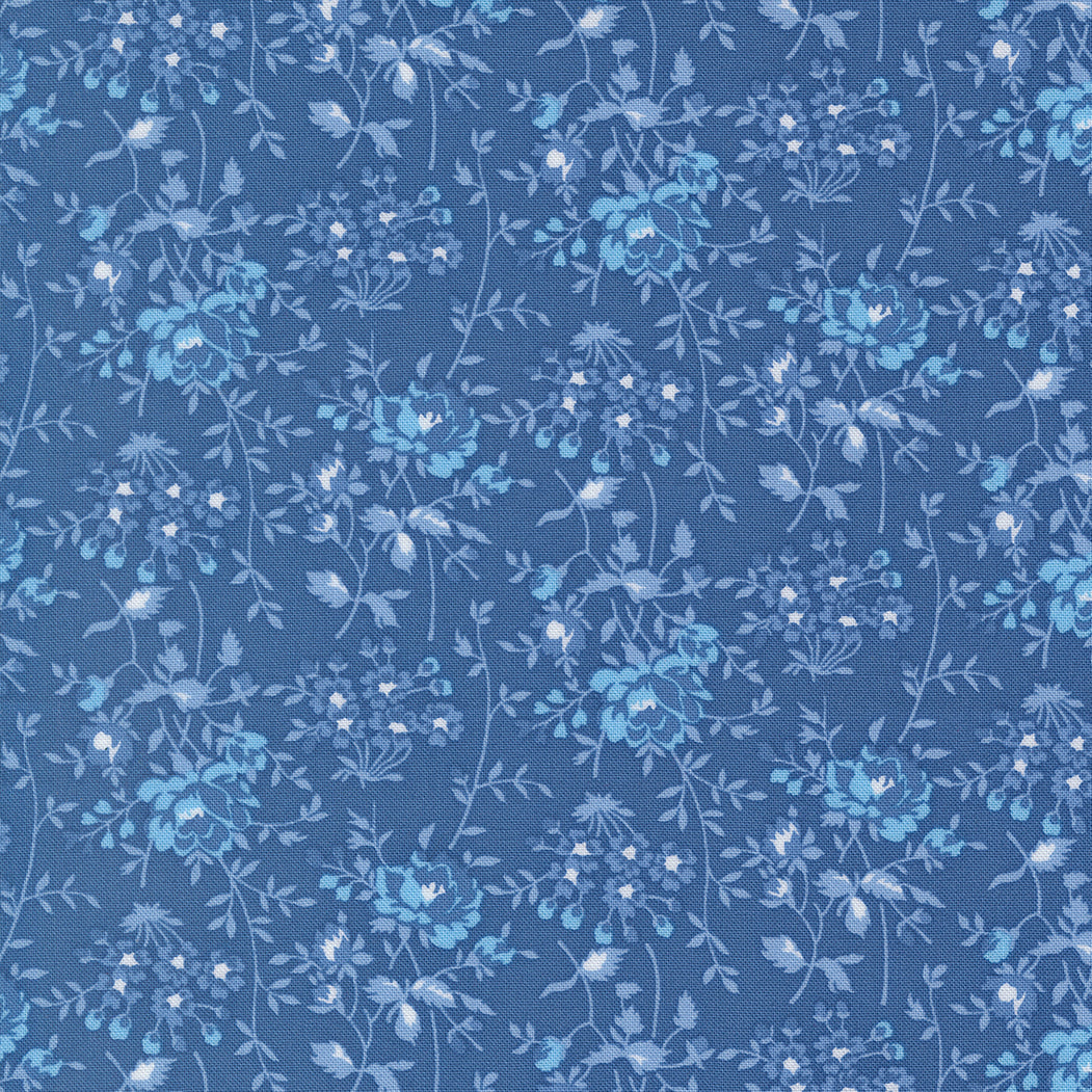 Blueprint Bloomsbury Floral Sea M5533317 by Camille Roskelley for Moda Fabrics (Sold in 25cm increments)
