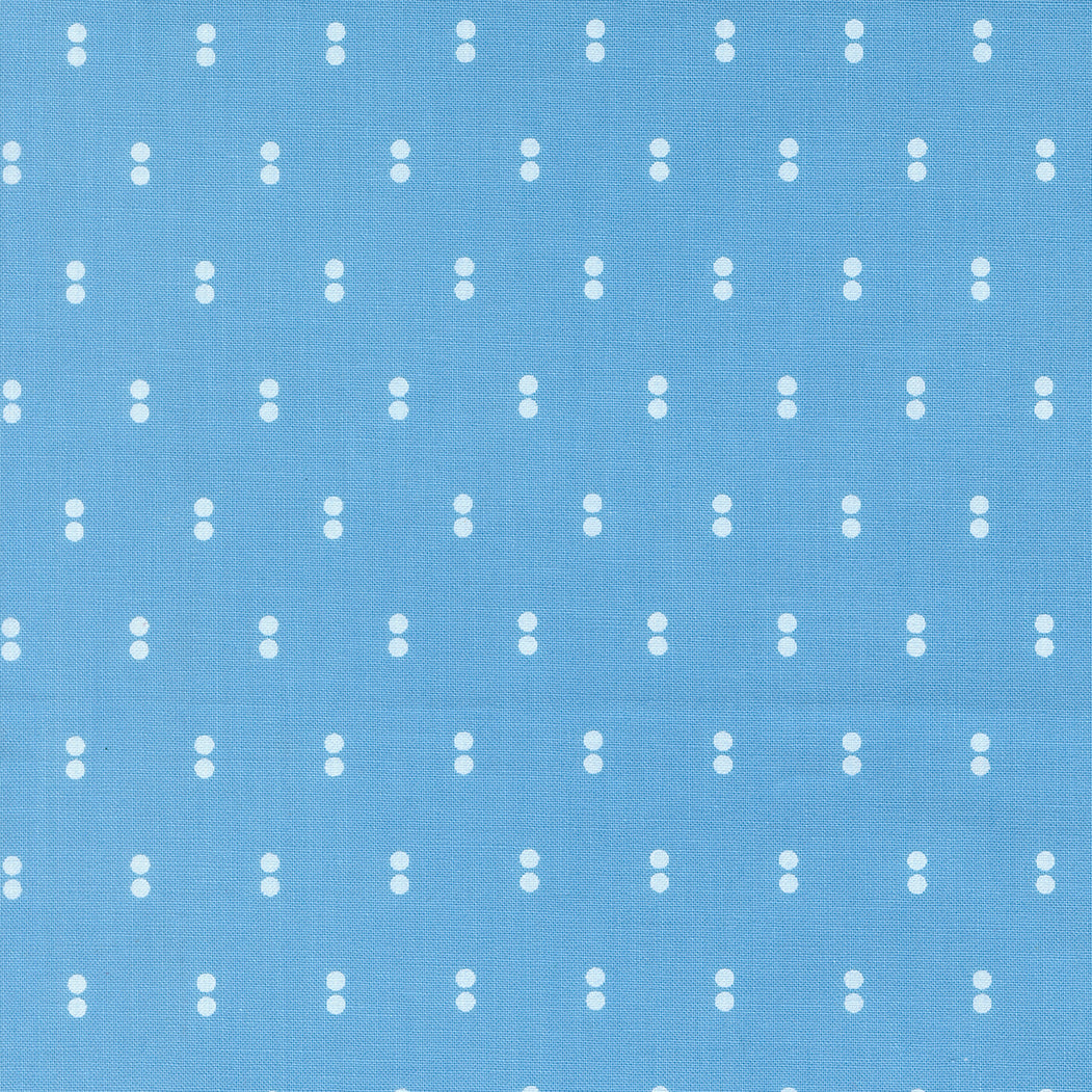 Blueprint Dots Harbor M5533412 by Camille Roskelley for Moda Fabrics (Sold in 25cm increments)