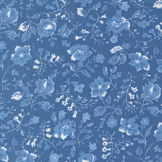 Blueprint Vineyard Floral Sea M5533817 by Camille Roskelley for Moda Fabrics (Sold in 25cm increments)