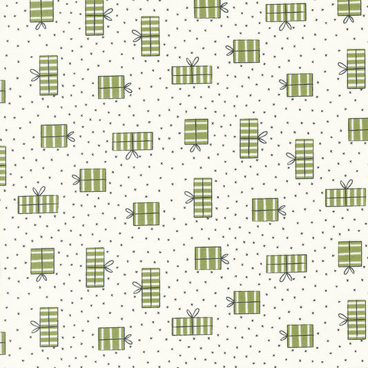 Blizzard Vanilla Wrapped Up M5562311 by Sweetwater for Moda fabrics (sold in 25cm increments)