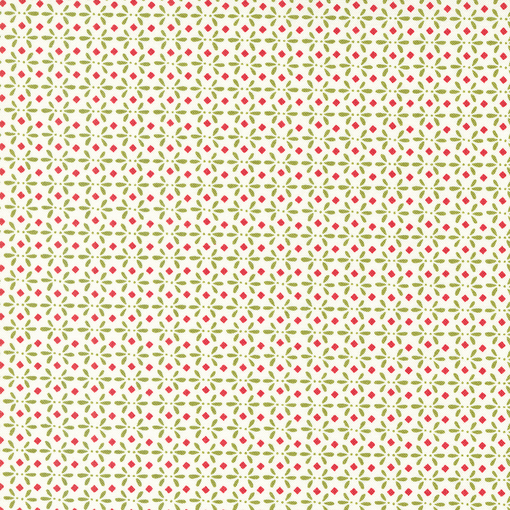 Blizzard Vanilla Pine Diamonds M5562413 by Sweetwater for Moda fabrics (sold in 25cm increments)