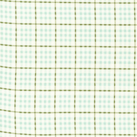 Main Street Picnic Plaid Vanilla Sky M5564412 by Sweetwater for Moda Fabrics (sold in 25cm increments)