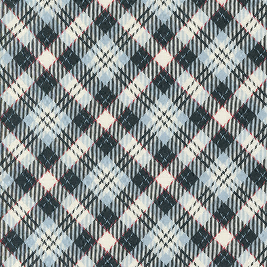 On Dasher Plaid Frost M5566424 by Sweetwater for Moda Fabrics (sold in 25cm increments)