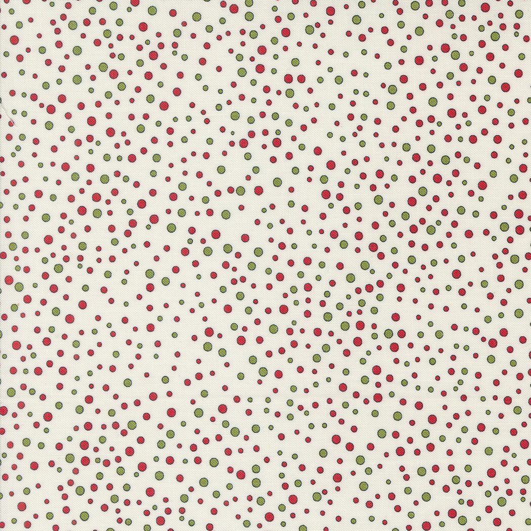 On Dasher Snowballs Vanilla M5566511 by Sweetwater for Moda Fabrics (sold in 25cm increments)