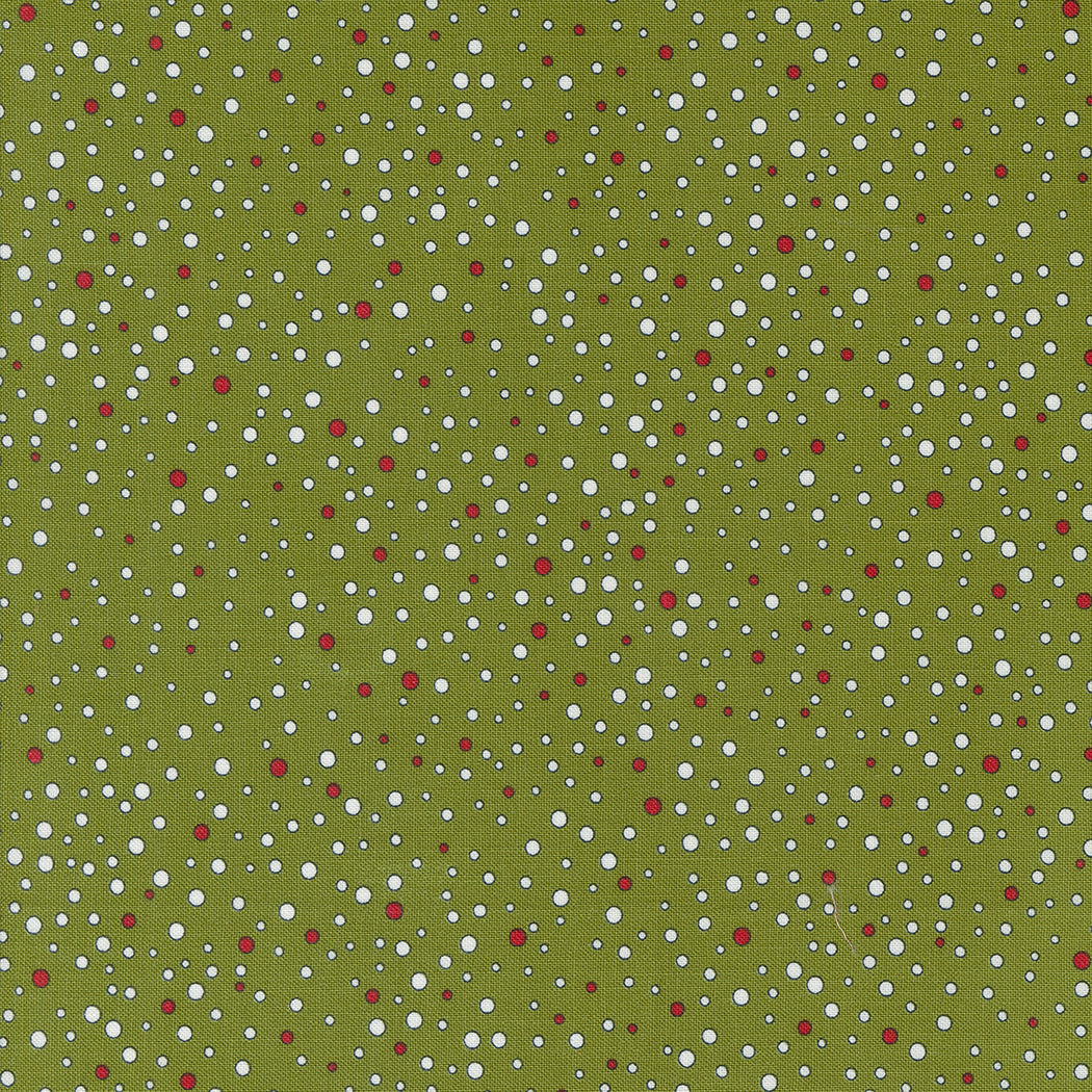 On Dasher Snowballs Pine M5566513 by Sweetwater for Moda Fabrics (sold in 25cm increments)